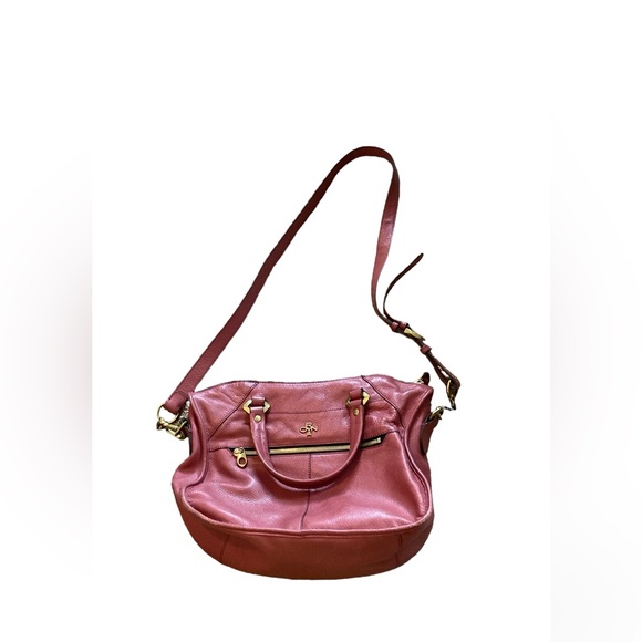 orYANY Pebble Leather Crossbody/ Handbag Satchel with Braiding detail - Picture 12 of 12
